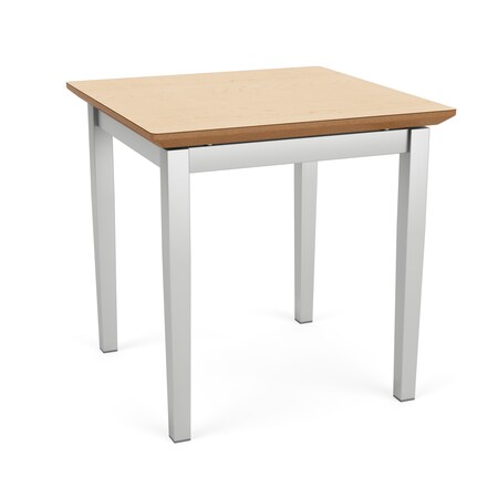 Lesro Lenox Steel End Table, Natural Maple LS0620